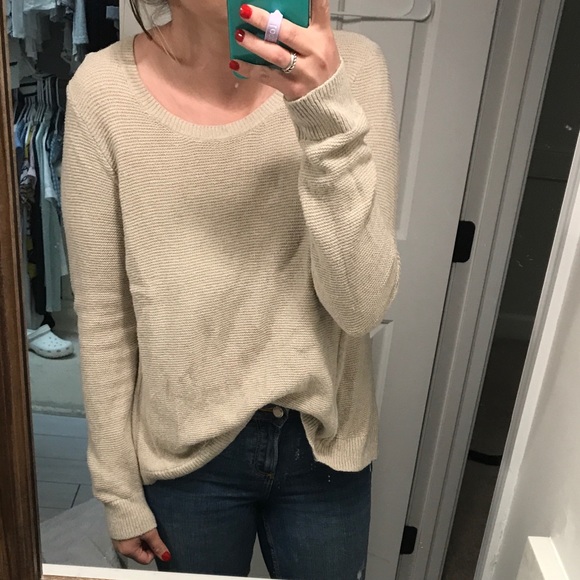 Madewell Sweaters - Madewell tan swing sweater